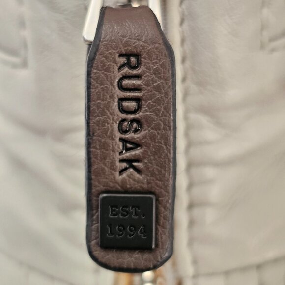 Rudsak 'Tisha' Women's Leather Jacket, Stone Color, Size XS - Picture 6 of 16